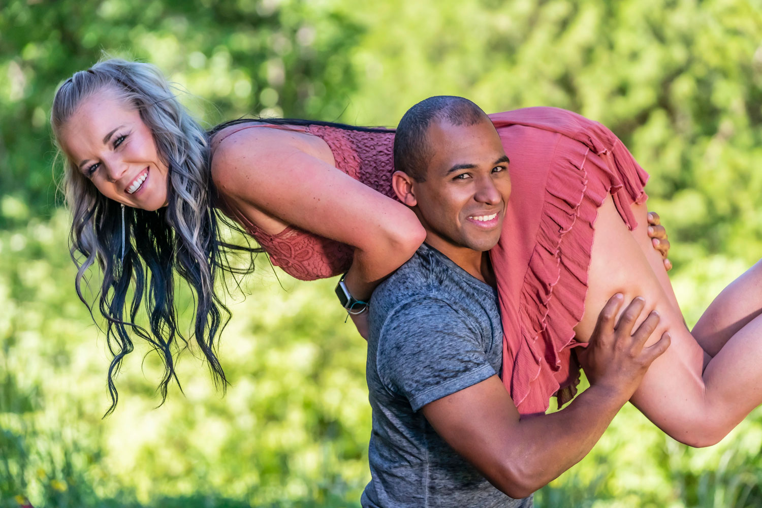 Interracial couple navigating the joys and challenges of dating someone of a different race
